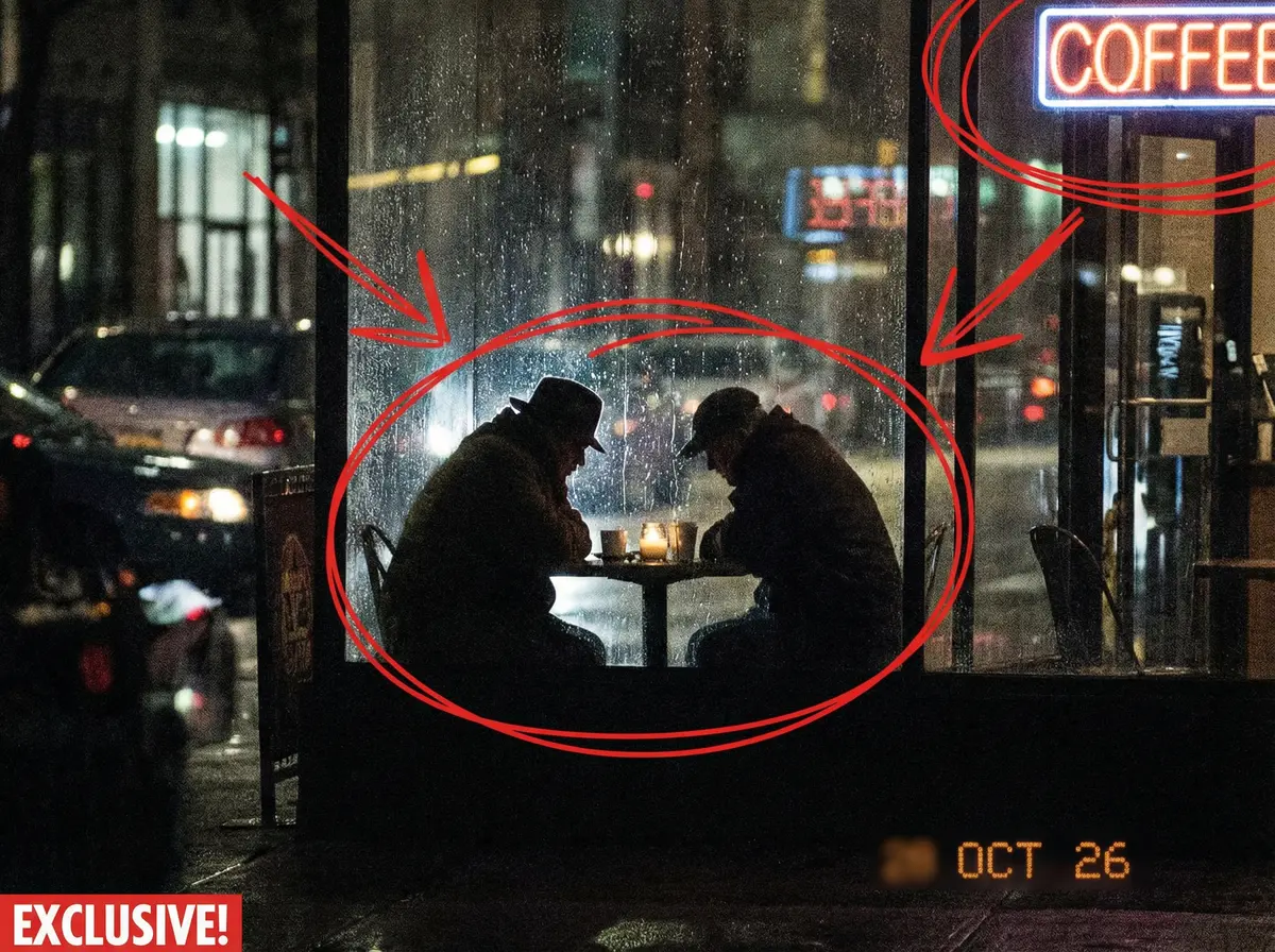 吃瓜暗网 深夜咖啡馆密会现场照